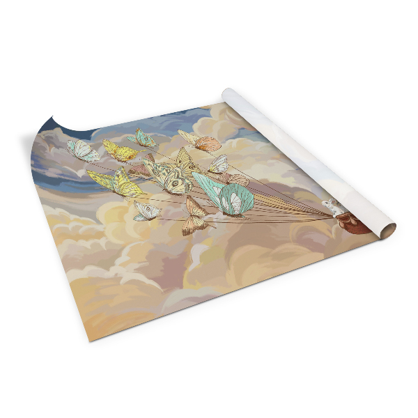 Decoratiefolie Vlinders, konijn, teddybeer, lucht