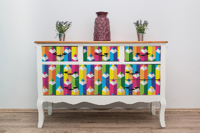 Decoratiefolie Kleurpotloden