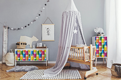 Decoratiefolie Kleurpotloden