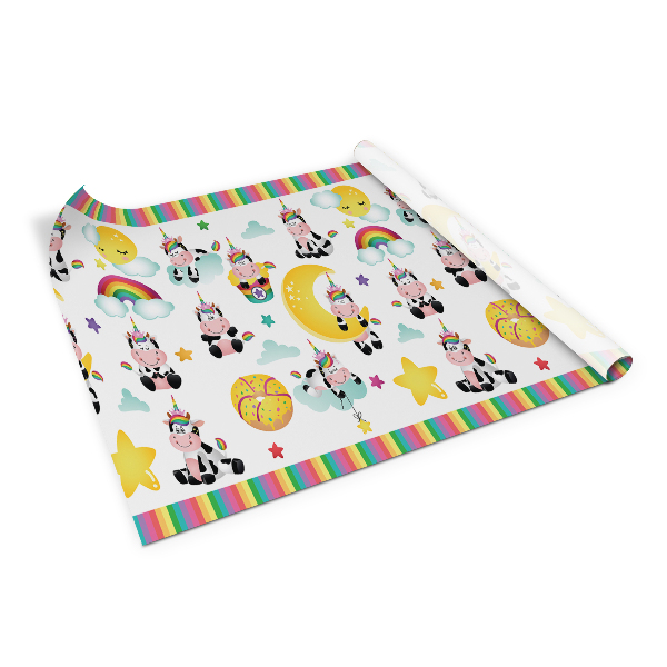 Wrapfolie keuken Eenhoorns, wolken, sterren