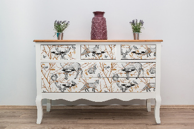 Meubelfolie Bosdieren