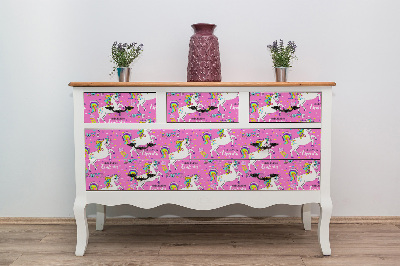 Meubelfolie Eenhoorns