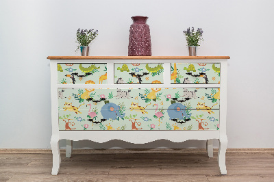 Meubelfolie Afrikaanse dieren