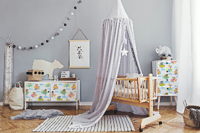 Wrapfolie keuken Dieren en vliegtuigen