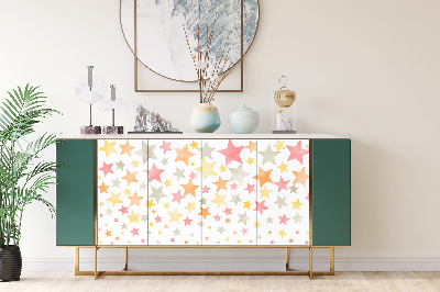 Wrapfolie keuken Kleurrijke sterren