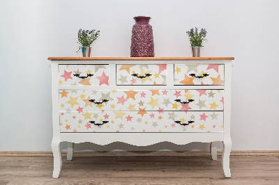 Wrapfolie keuken Kleurrijke sterren