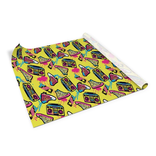 Meubelfolie Retro boombox-sneakers