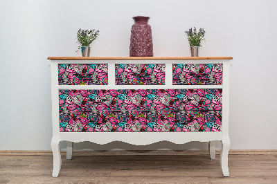 Meubelfolie Meisjesregering zoete oldschool