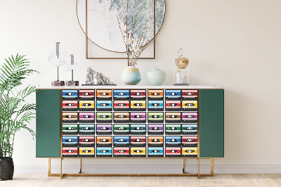 Decoratiefolie Retrocassettes