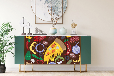 Wrapfolie keuken Pizza