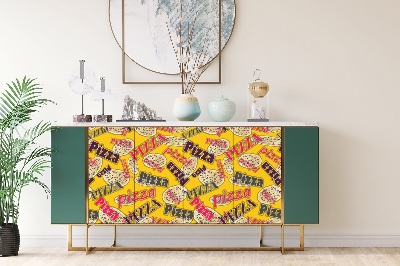 Meubelfolie Ik hou van pizza