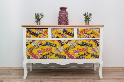 Meubelfolie Ik hou van pizza