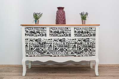 Decoratiefolie Pizza
