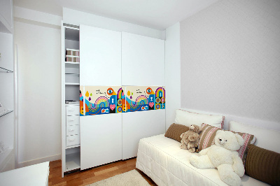 Decoratiefolie Straatkunst pop-art