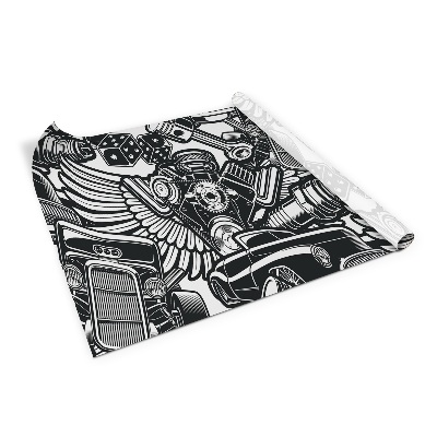 Meubelfolie Vintage auto tatoeages