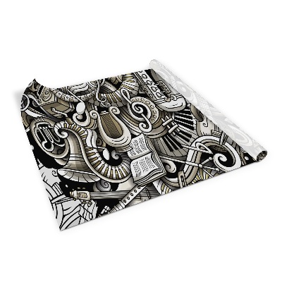 Decoratiefolie Doodle-instrumenten