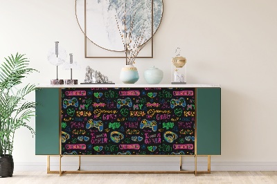 Decoratiefolie Kamer voor gamefans