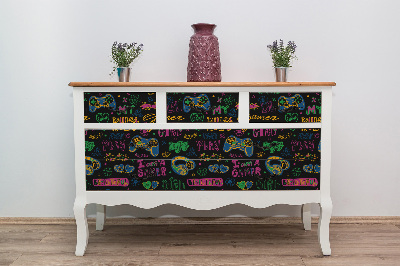 Decoratiefolie Kamer voor gamefans