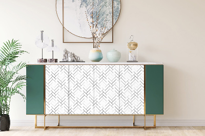 Decoratiefolie Witte visgraat