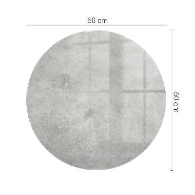 Rond tafelblad Krassen op het betonoppervlak