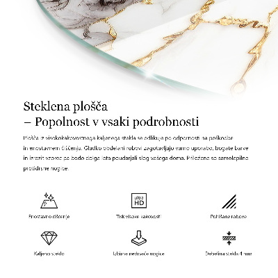 Rond tafelblad Stijlvol bosmotief