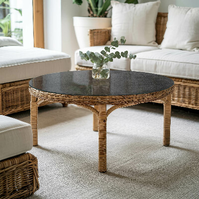 Rond tafelblad Steentextuurmotief