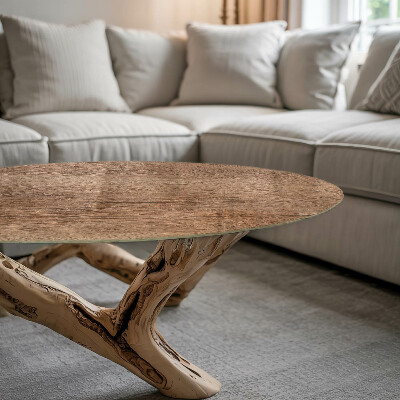 Rond tafelblad De charme van natuurlijk hout