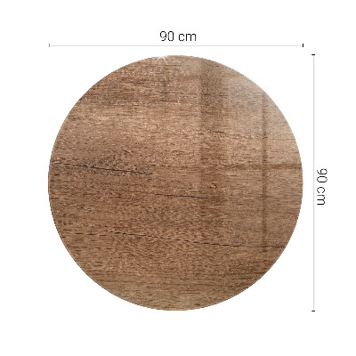 Rond tafelblad De charme van natuurlijk hout