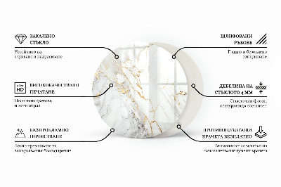 Rond tafelblad Ecologische houtstructuur