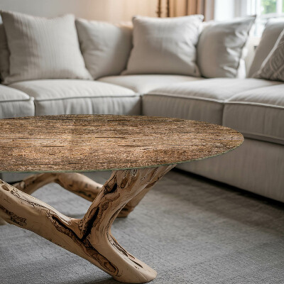 Rond tafelblad Ecologische houtstructuur