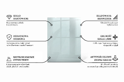 Rechthoekig tafelblad transparant
