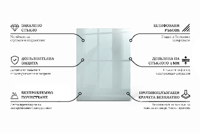 Rechthoekig tafelblad transparant