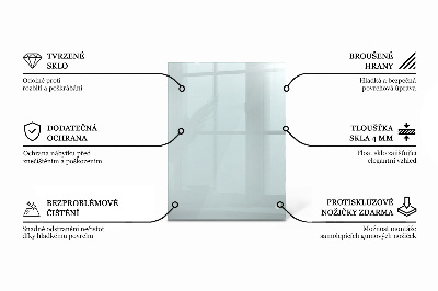 Rechthoekig tafelblad transparant