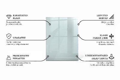 Rechthoekig tafelblad transparant