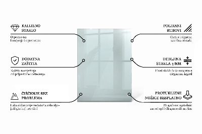 Rechthoekig tafelblad transparant