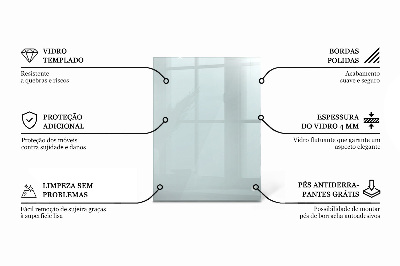 Rechthoekig tafelblad transparant
