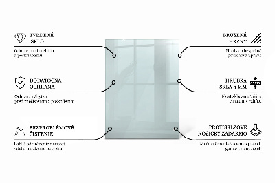 Rechthoekig tafelblad transparant