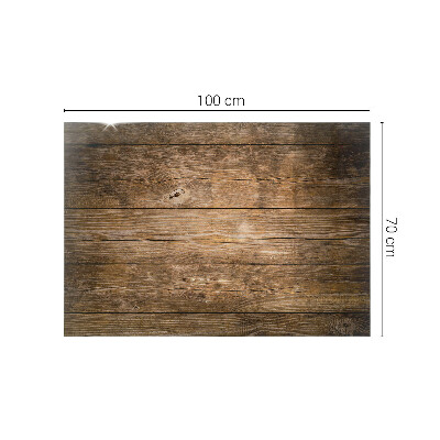 Tafelblad van glas Planken in natuurlijke stijl