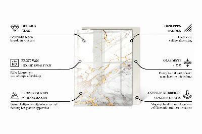 Tafelblad van glas Planken in natuurlijke stijl