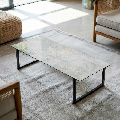 Tafelblad van glas Betonnen patronen met krassen