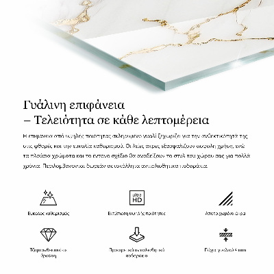 Tafelblad Marmermotief in de natuur