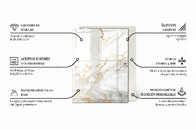 Tafelblad Marmermotief in de natuur