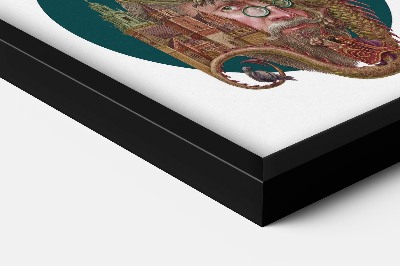 Schilderij met zwarte lijst Krakau