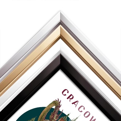 Schilderij met zwarte lijst Krakau