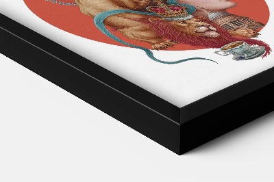 Schilderij met zwarte lijst Londen