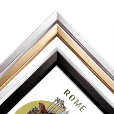 Schilderij met zwarte lijst Rome