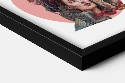 Schilderij met zwarte lijst Parijs