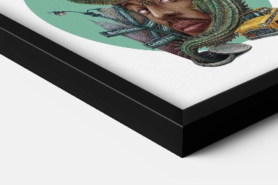 Schilderij met zwarte lijst New York