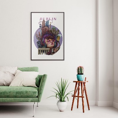 Schilderij met zwarte lijst Berlijn