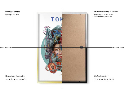 Schilderij met zwarte lijst Tokio